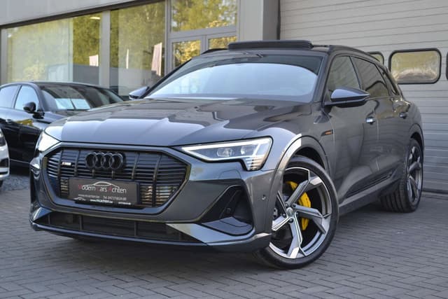 Audi Q8 e-tron Q8 e-Tron 55 Quattro "S line" Daytonagrijs * S zetels * Pano * Leder * 22" velgen